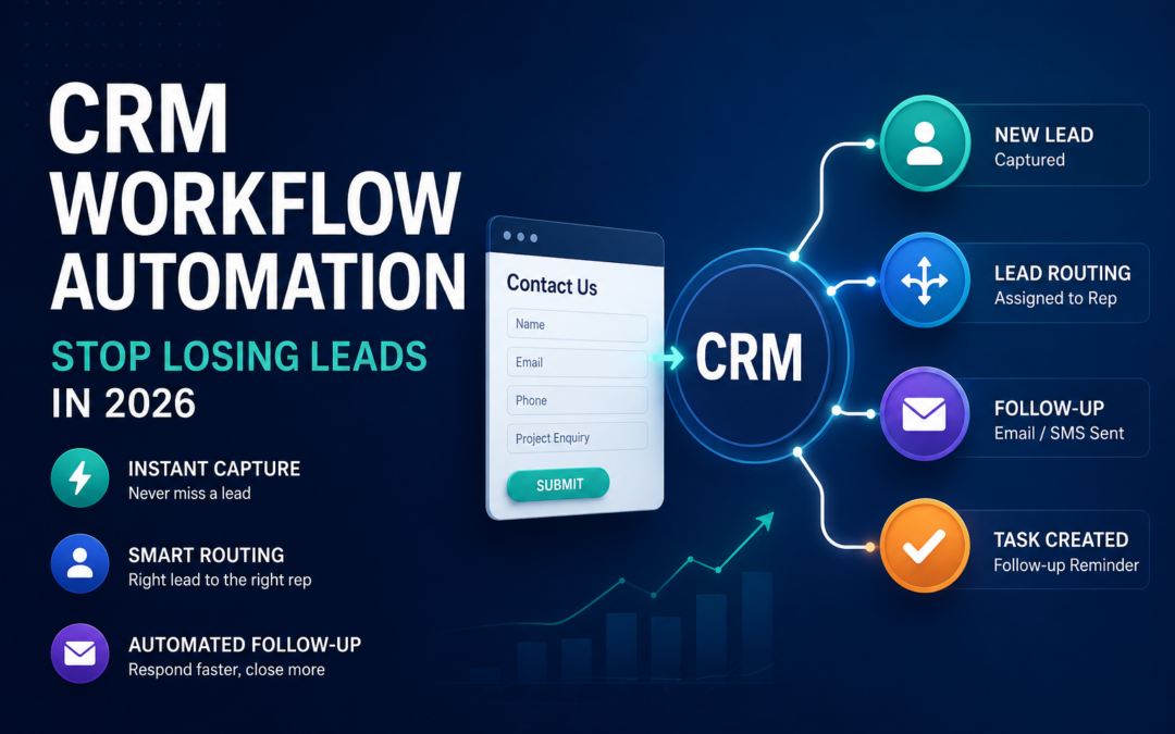 CRM Workflow Automation: Stop Losing Leads in 2026