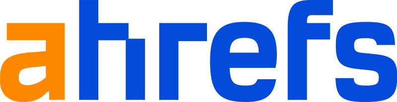 Ahrefs logo used for backlink audits and content research