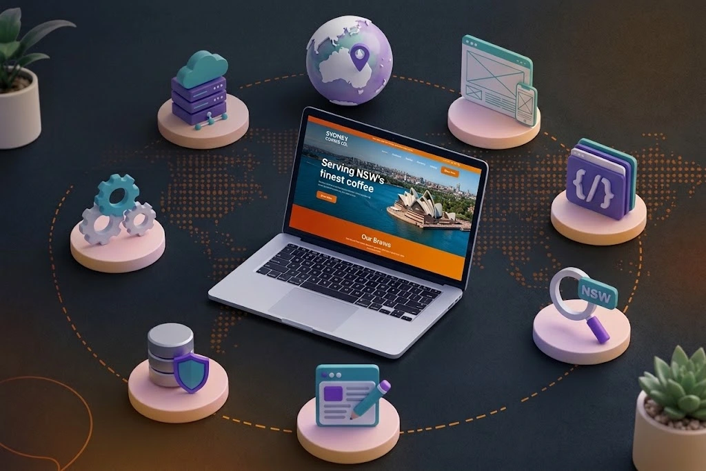 Web development services in New South Wales Australia — custom website design and build